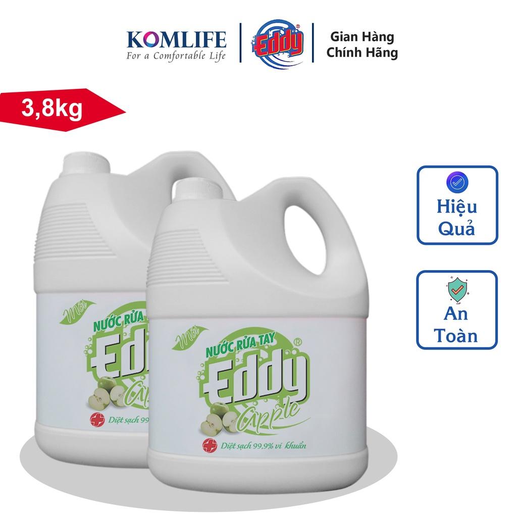 Nước rửa tay EDDY hương Táo 3600ml sạch khuẩn dưỡng da hương thơm tự nhiên