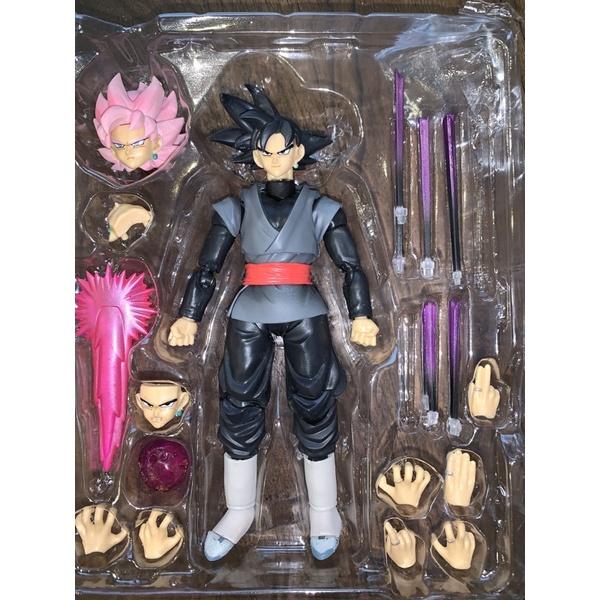 Mô hình Khớp Songoku 2 đầu tóc đen tóc hồng Dragon Ball Saiyan