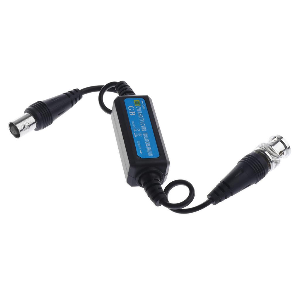 CVI/TVI/AHD/ Passive  Video Ground Loop Isolator Built-In Video  BNC Connector Converter
