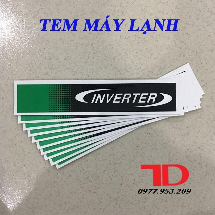 Combo 10 tem máy lạnh INVERTER xanh