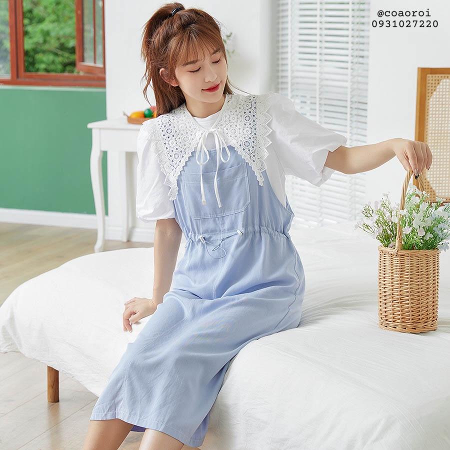 Cổ ren tháo rời xinh xắn cho nữ phối ngoài áo, đầm không cổ phong cách Hàn Quốc - Mã CT11