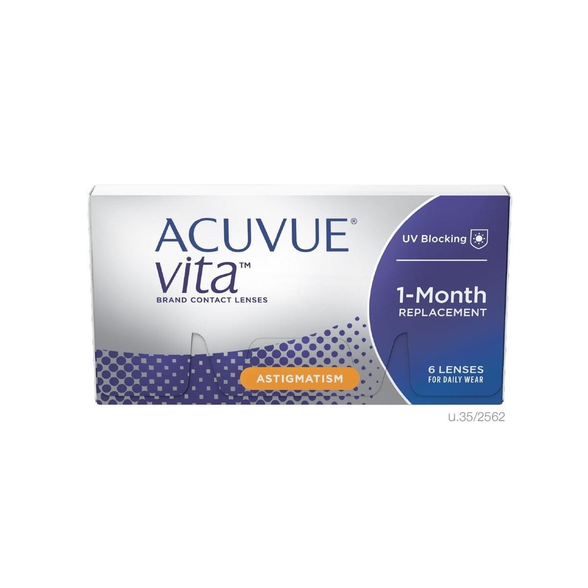 Kính áp tròng Acuvue loạn thị loại 1 tháng của Mỹ-Trục 180 - -4.00 - C-1.75,Ax180