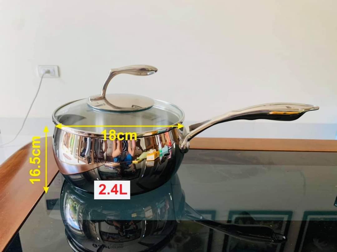 Nồi T Chef Series Saucepan 2.4L (nắp kính) - Hàng chính hãng