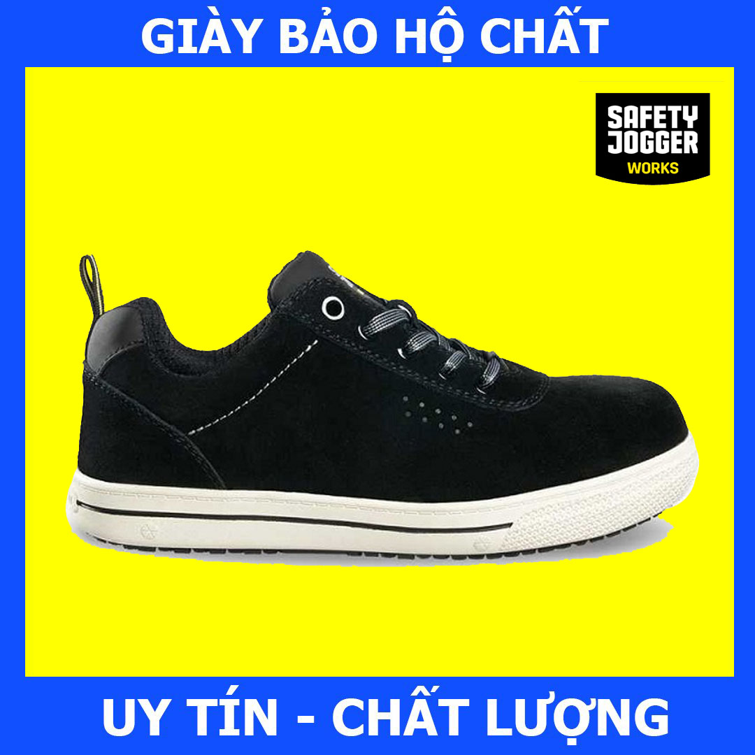 Giày Bảo Hộ Safety Jogger Obelix, Da Chất Lượng Cao, Chống Trơn Trượt, Chống Đâm Xuyên, Chống Va Đập
