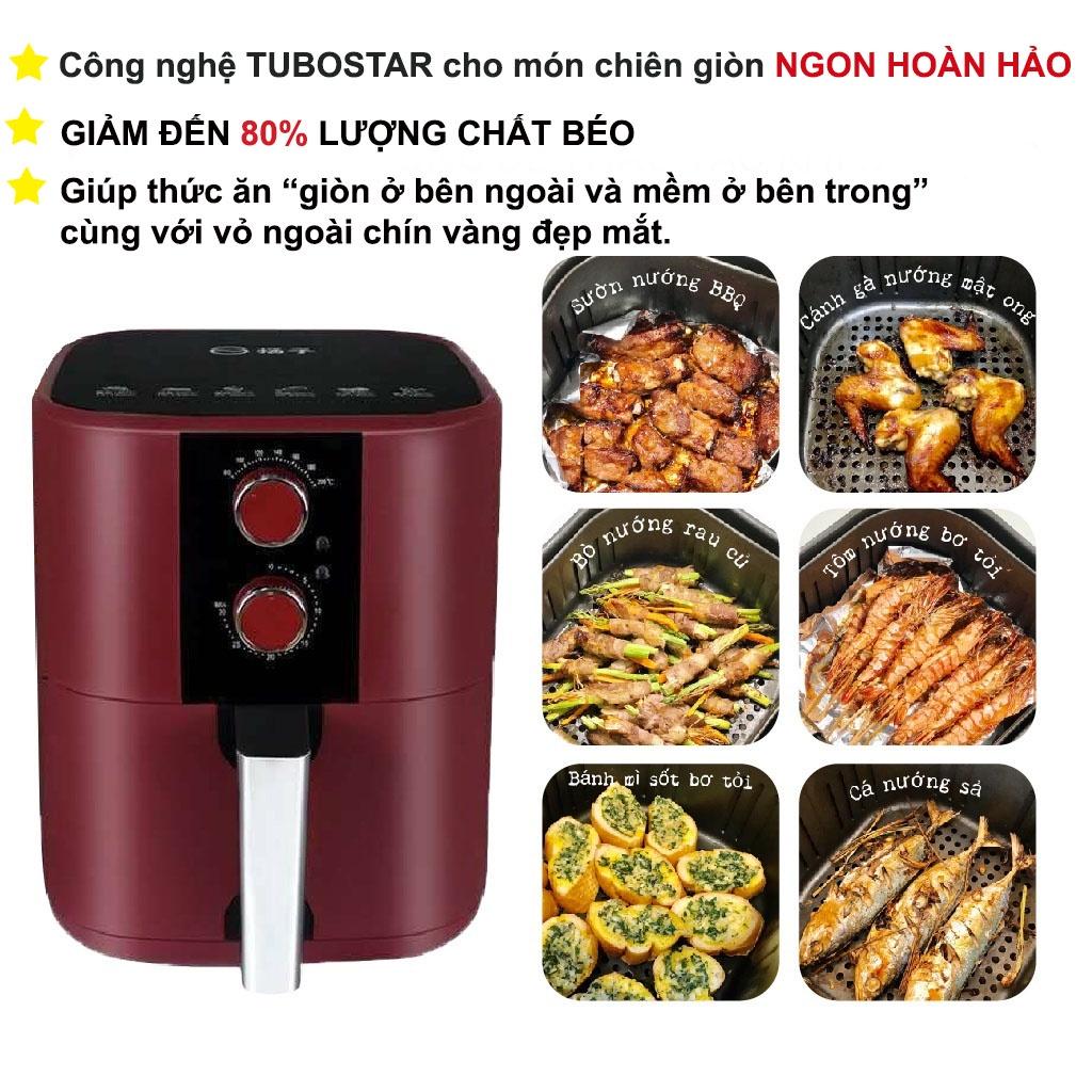 Nồi Chiên Không Dầu VTE 5L - 1350W Công Nghệ TurboStar Giảm 80% Lượng Dầu Mỡ, Món Chiên Giòn Ngon Hoàn Hảo