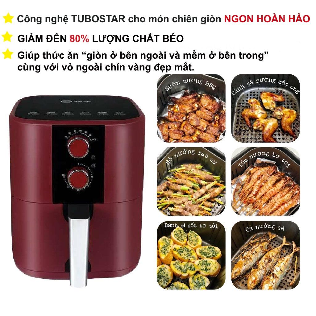 Nồi Chiên Không Dầu VTE  5L - 1350W Công Nghệ TurboStar Giảm 80% Lượng Dầu Mỡ, Món Chiên Giòn Ngon Hoàn Hảo