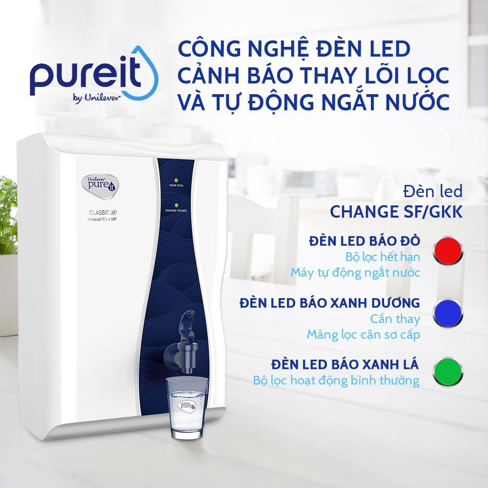 [COMBO TIẾT KIỆM] Máy lọc nước Pureit Casa G2 và Lõi lọc thô, Bộ lọc diệt khuẩn Pureit Casa G2 - Hàng chính hãng