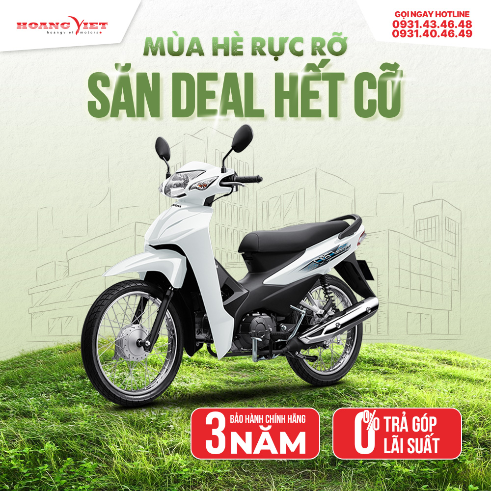 Xe Máy Honda Wave Alpha 2024 Phiên Bản Tiêu Chuẩn