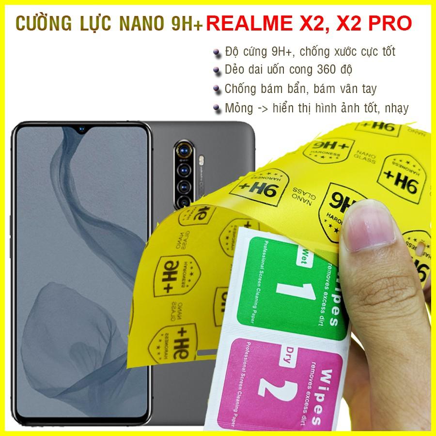Dán cường lực dẻo nano dành cho Realme X2, X2 Pro