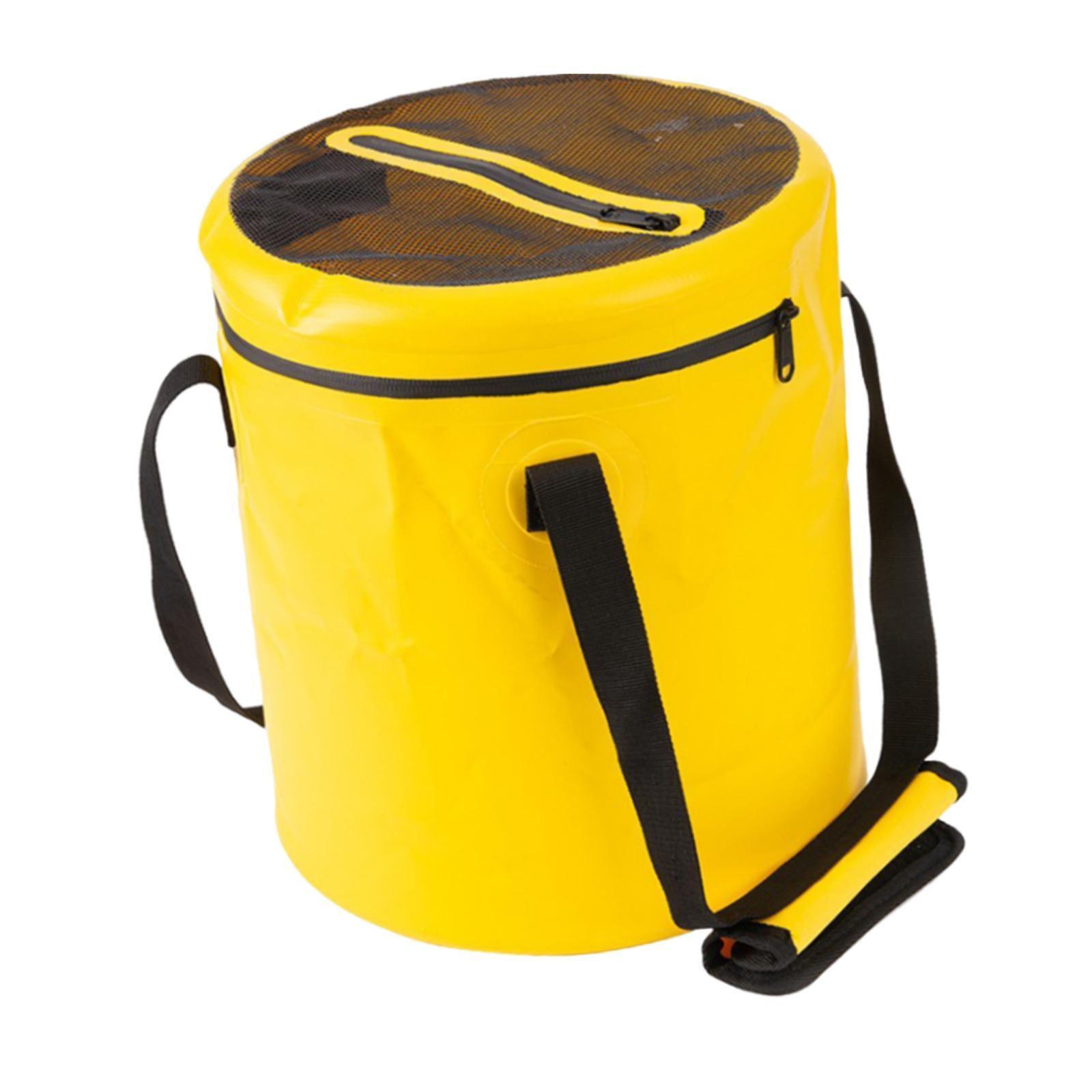 Collapsible Fishing Bucket Foldable Wash Basin for Camping Outdoor Gardening
