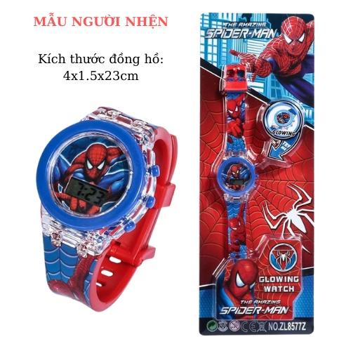Đồ hồ trẻ em, đồng hồ bé trai người nhện, đội chó cứu hộ pawpatrol, mcqueen, micky cho bé trai từ 1 đến 10 tuổi
