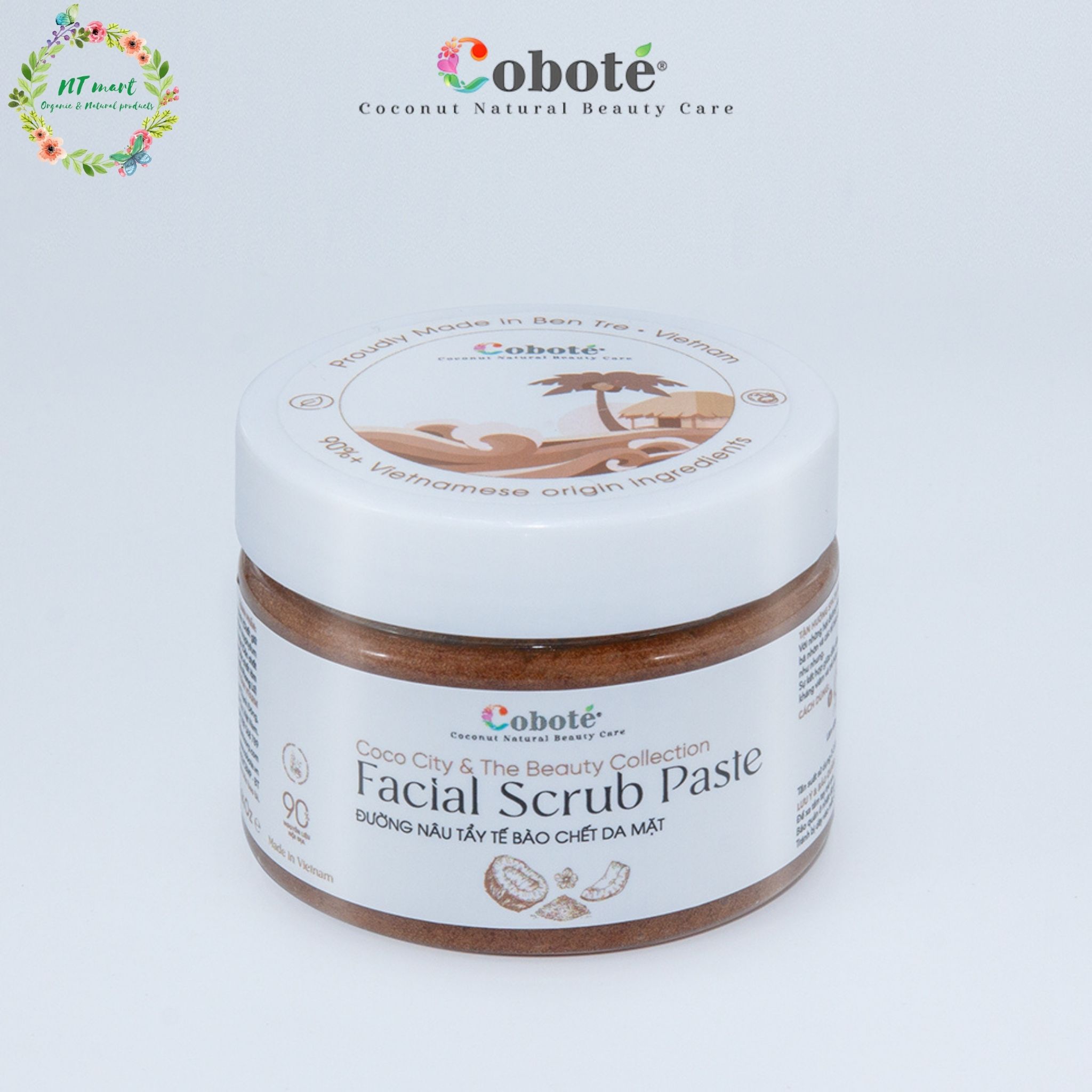 COBOTÉ - Tẩy tế bào chết da mặt - đường nâu | Facial Scrub Paste 