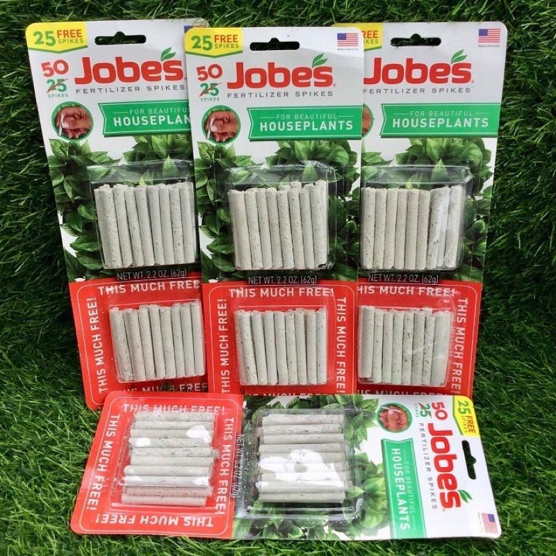 Phân tan chậm con sâu JOBES 13 - 4 - 5 CAO CẤP 50 que nhập khẩu Mỹ - phân bón cao cấp cho hoa lan