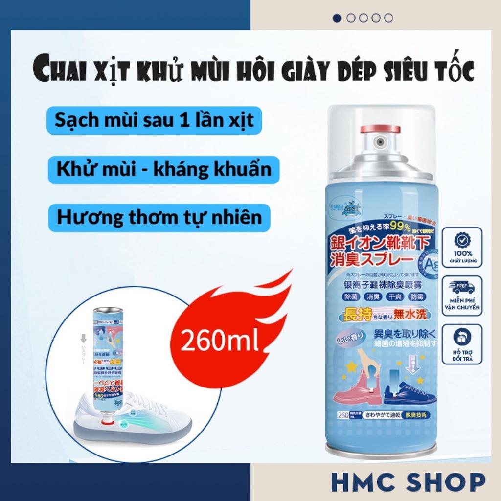 Xịt NCE khử mùi giày và tất chai xịt khử mùi hôi chân công nghệ Nano Bạc khử mùi diệt vi khuẩn hiệu quả