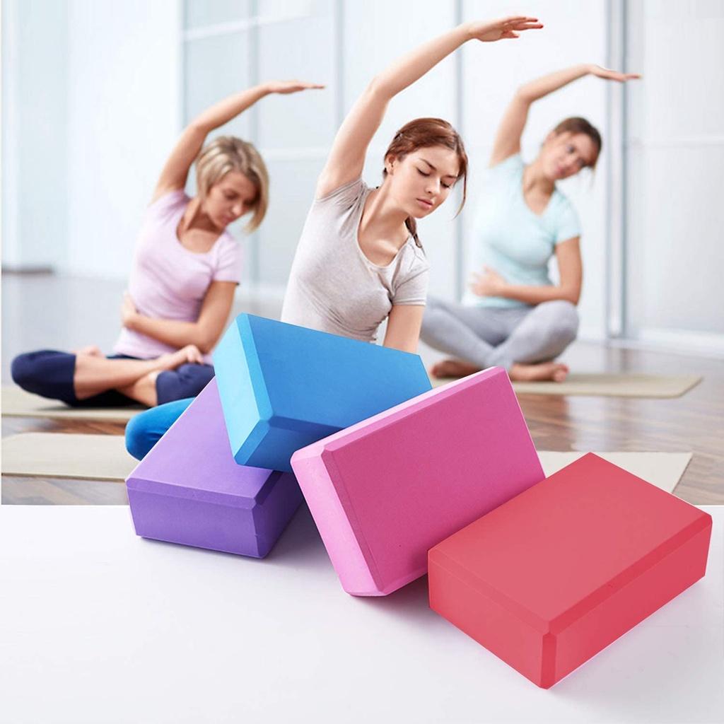 Gối Tập Yoga Chọn Màu Chính Hãng Amalife Cao Cấp – Gạch Tập Yoga Loại Nặng 190gram