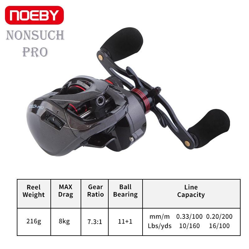 Máy câu lure máy câu ngang Noeby Nosuch Pro máy ngang cao cấp 8kg