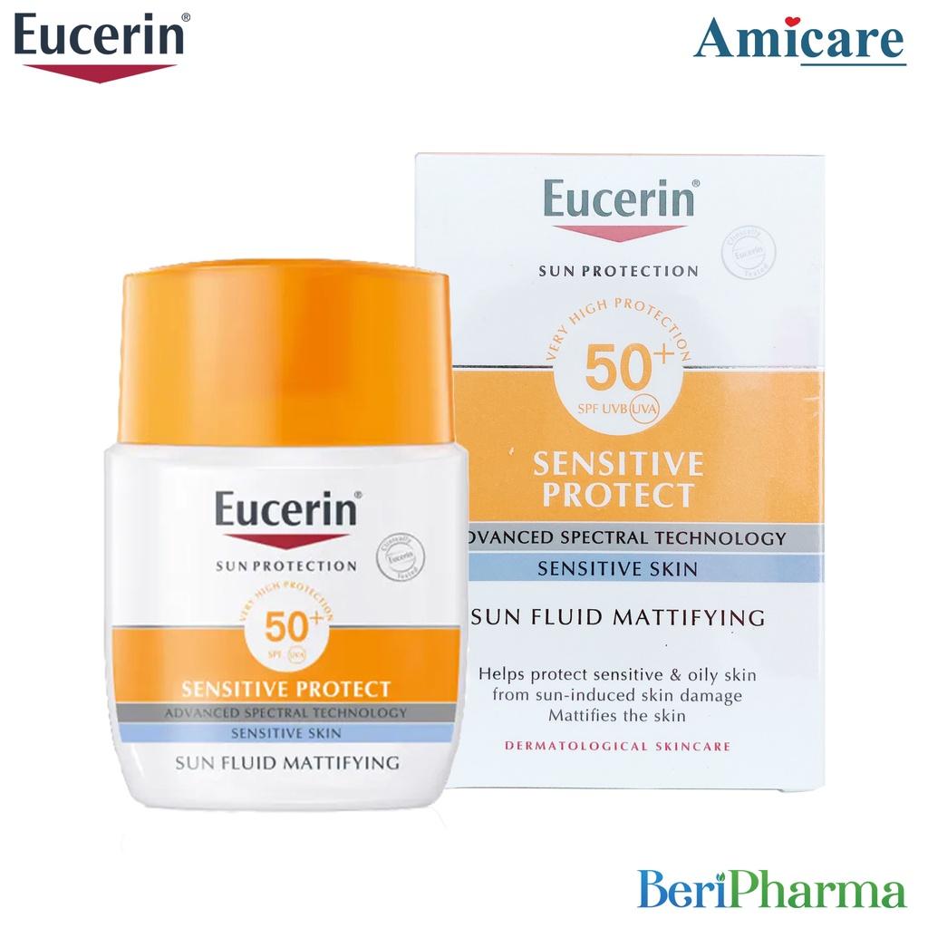 Eucerin Kem Chống Nắng Sun Mattifying Fluid 50+ 50ml