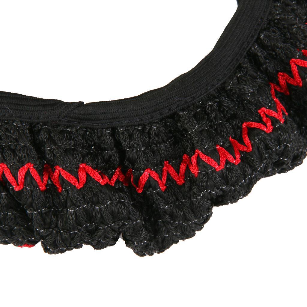 Non-slip  Car Steering Wheel  DIY PU Leather W +Thread