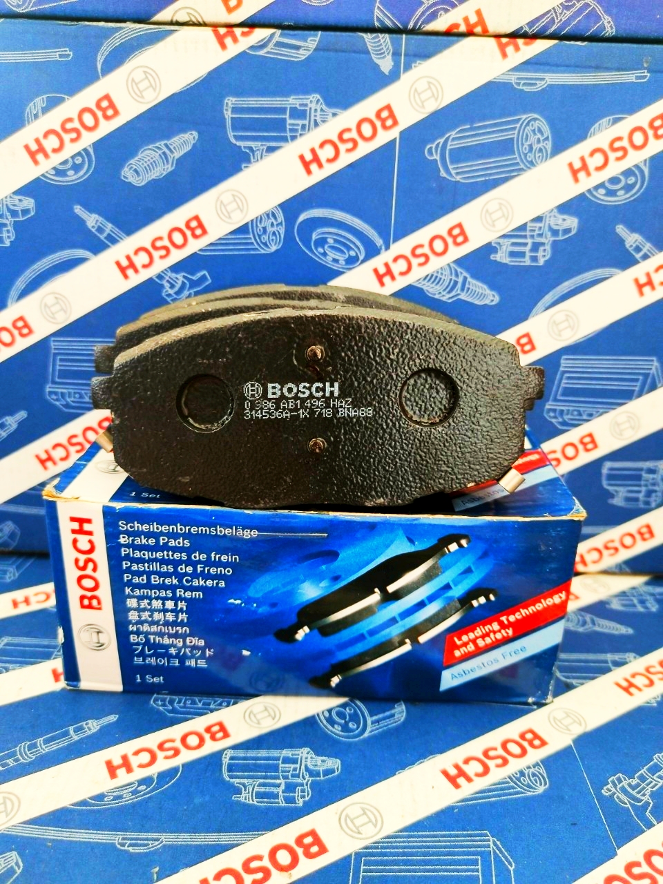 Bố Thắng Trước Hyundai Kona Creta Sonata Tucson - Bosch BP 1036