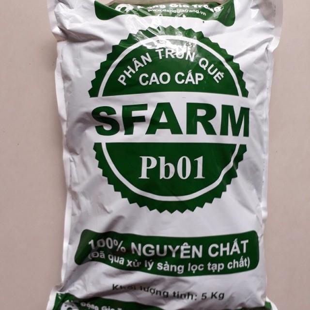 Phân trùn quế nguyên chất Sfarm PB01 5kg