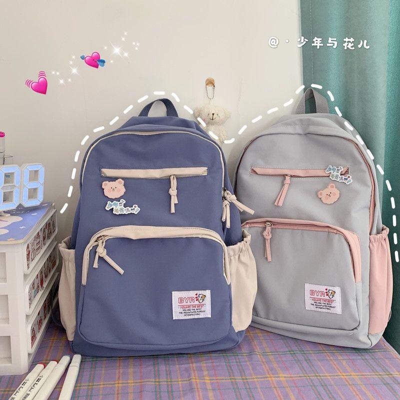 MIX COLOR BACKPACK + móc khoá