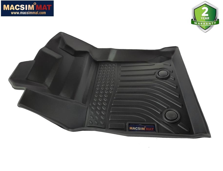 Thảm lót sàn xe Ford Ecosport 2013-2017 Nhãn hiệu Macsim chất liệu nhựa TPV cao cấp màu đen