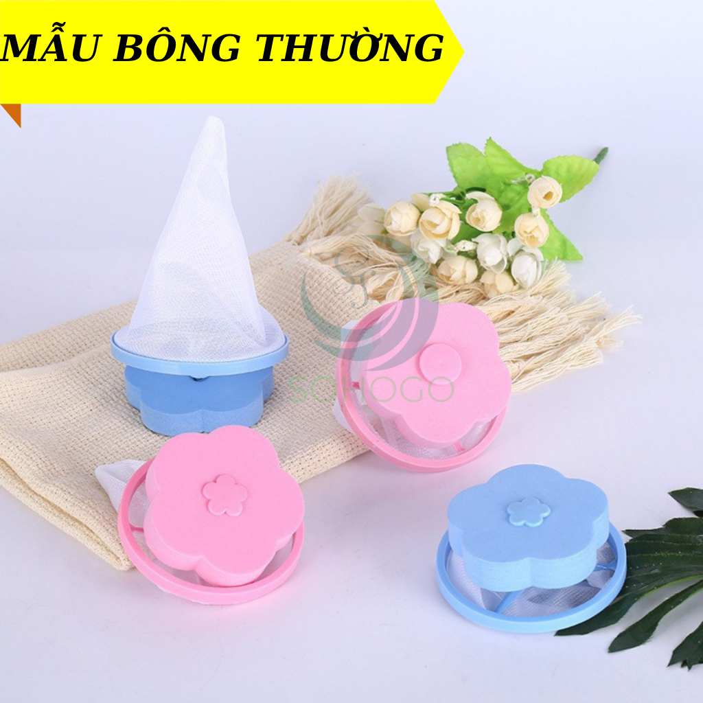Bộ 2 Túi Lọc Rác Máy Giặt Kèm Quả Cầu Xoay -Túi Hứng Rác Lưới Máy Giặt Đa Năng -Bẫy Lọc Lông &amp; Cặn Giặt Xoay Thông Minh