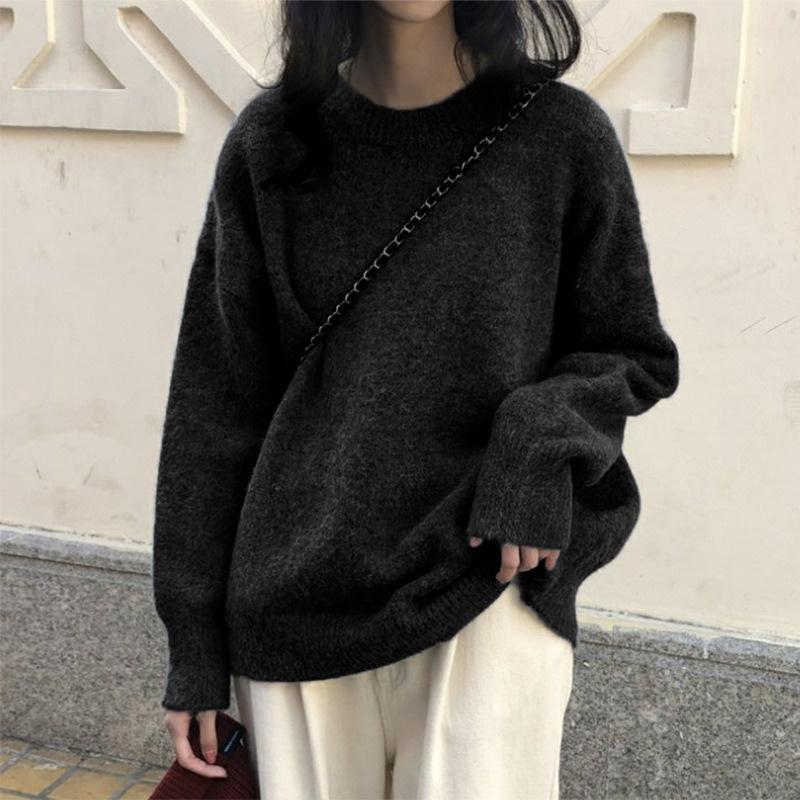 Áo len sweater tron giản dị phong cách thời trang Hadu shop