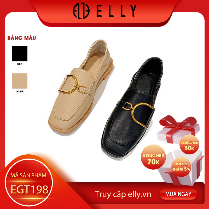 Giày nữ cao cấp da thật ELLY – EGT198