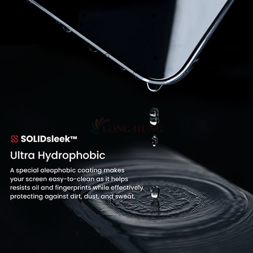 Dán màn hình cường lực Full viền chống tia xanh Zeelot SOLIDsleek dành cho iPhone 15 Pro Max/15 Pro/15 Plus/15/14/13 - Hàng chính hãng