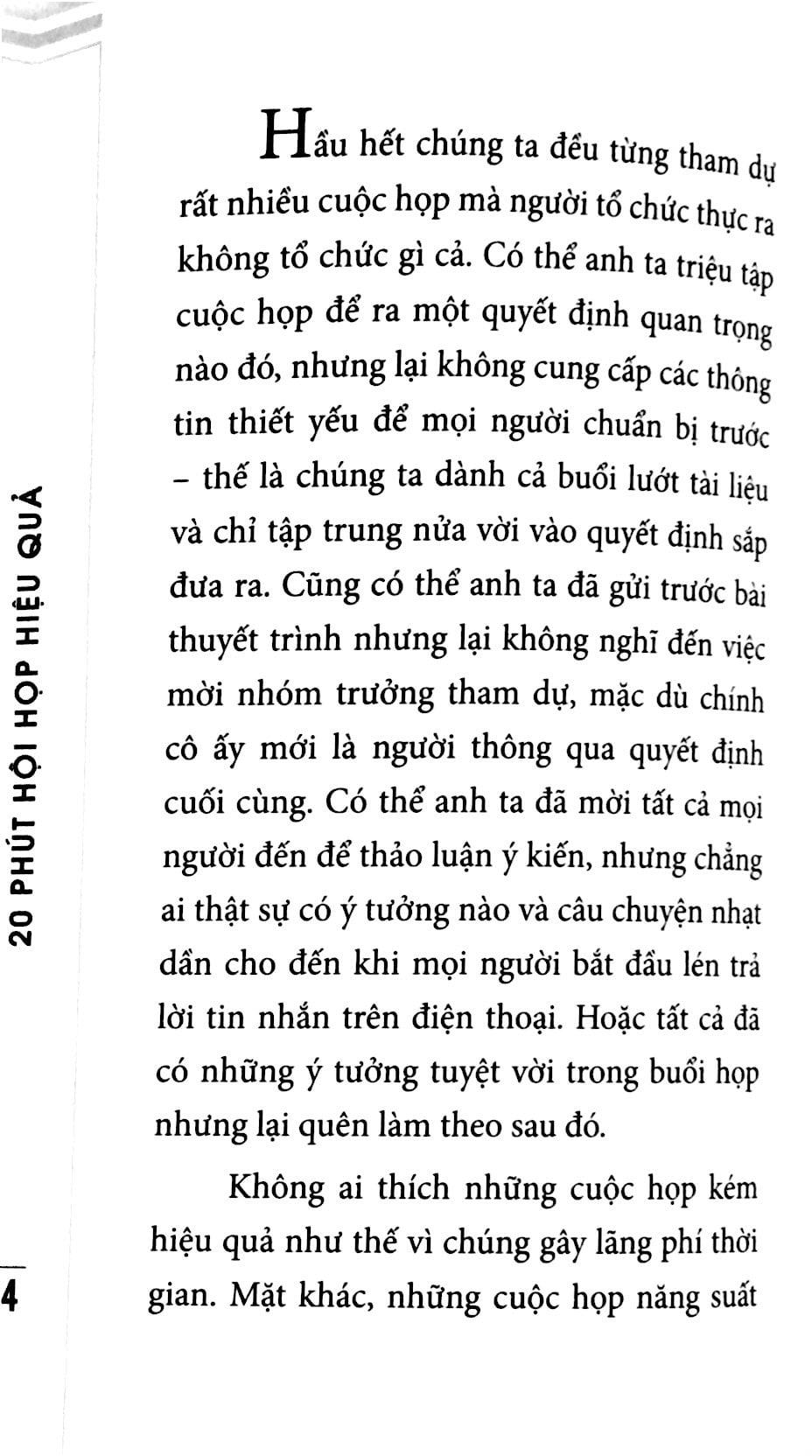 20 Phút Hội Họp Hiệu Quả (20 Minute Manager)