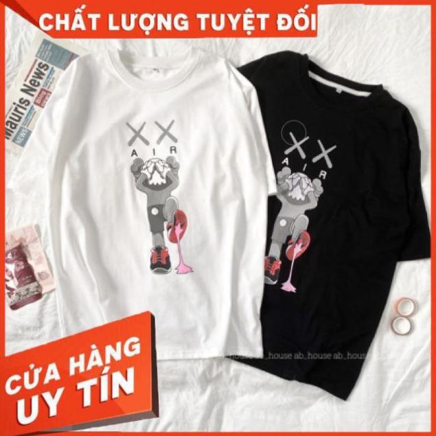 Áo Thun Tay Lỡ ️ in hình Kaws Singum phản quang Unisex