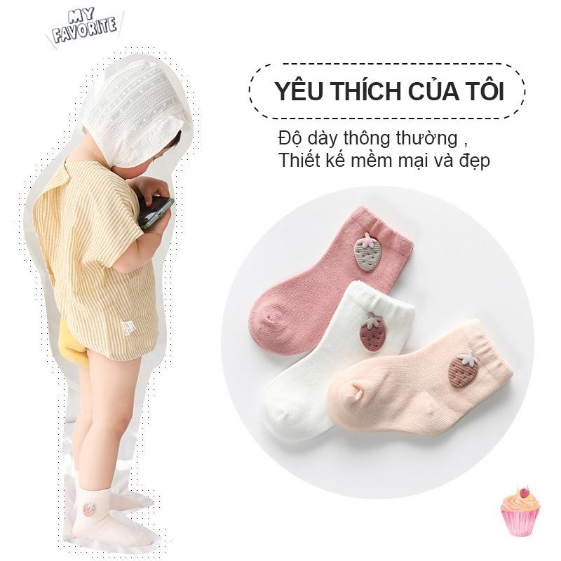 [Einmilk.ân ninh]Tất chân cho bé 0-3 tuổi cotton nguyên chất không xương SK23