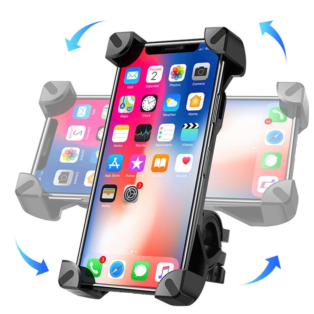 Giá đỡ điện thoại gắn tay lái xe đạp/xe máy
