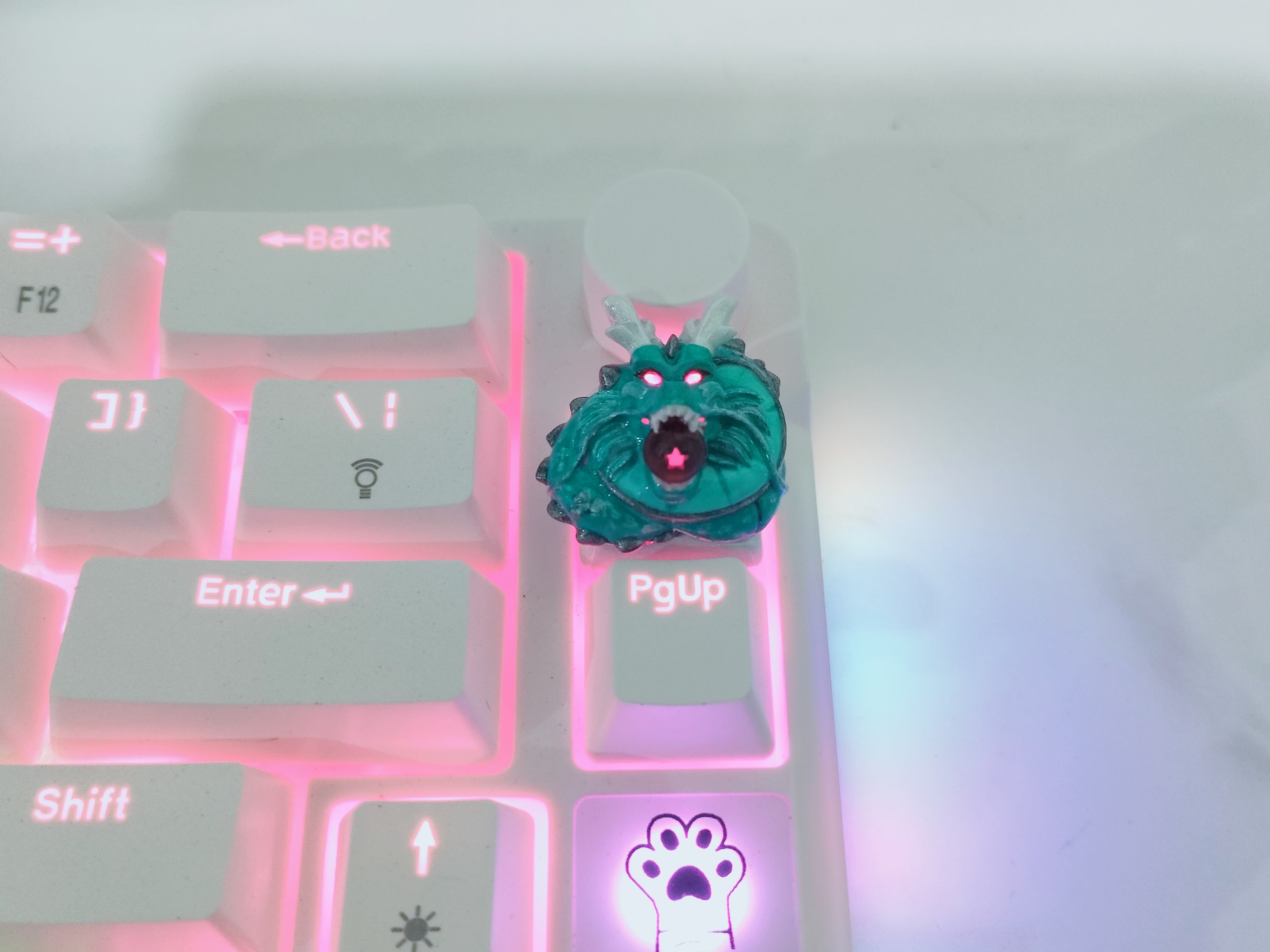 keycap aristan shenron trang trí bàn phím cơ