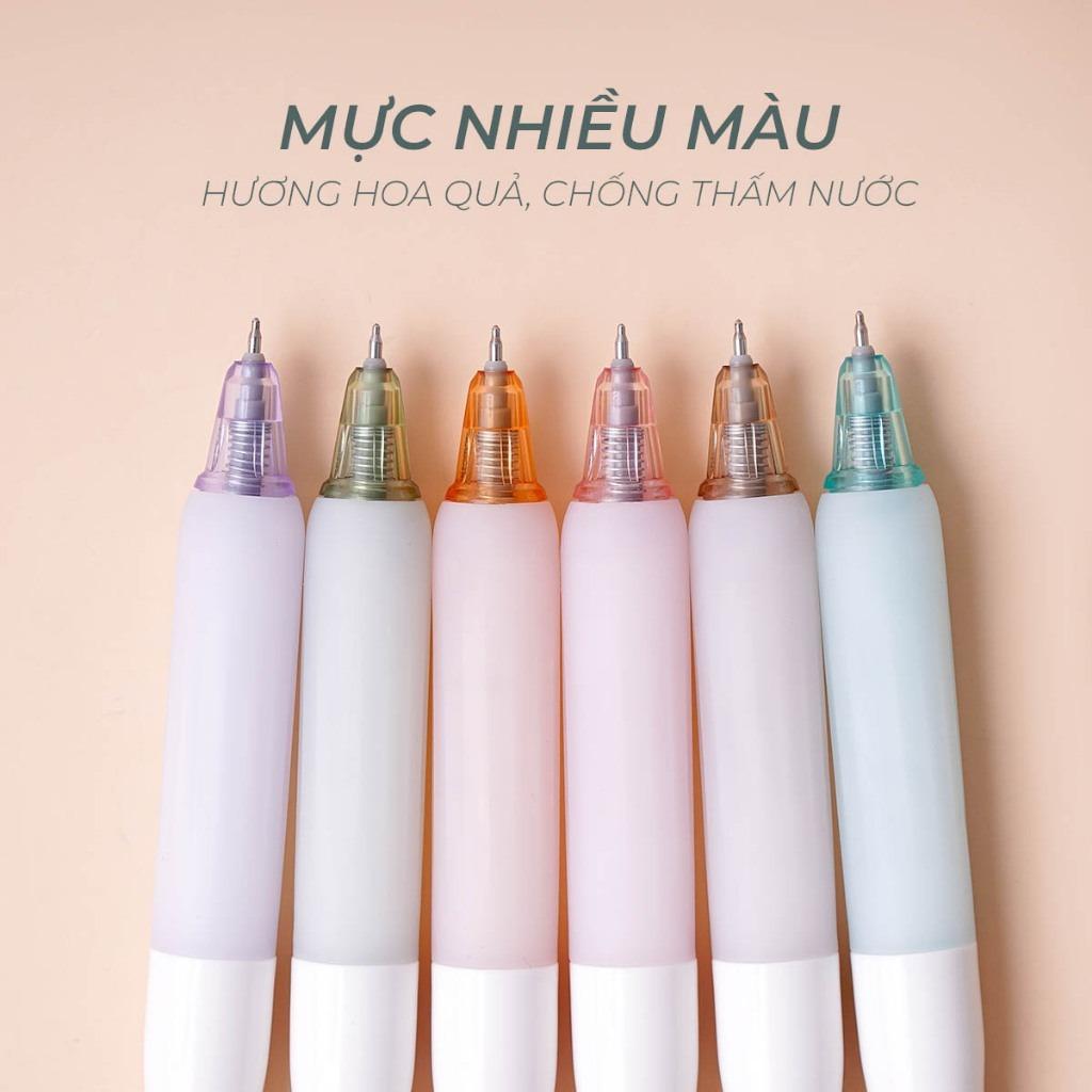 Bút Gel Bấm Hương Thơm Fruity 0.5 mm - ClassMate CL-GP510SG - Mực Tím Nho