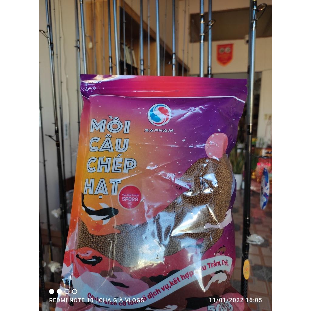 Mồi câu chép hạt Sapham chuyên dùng câu Chép hồ dịch vụ có thể kết hợp dùng câu trắm trôi rô phi