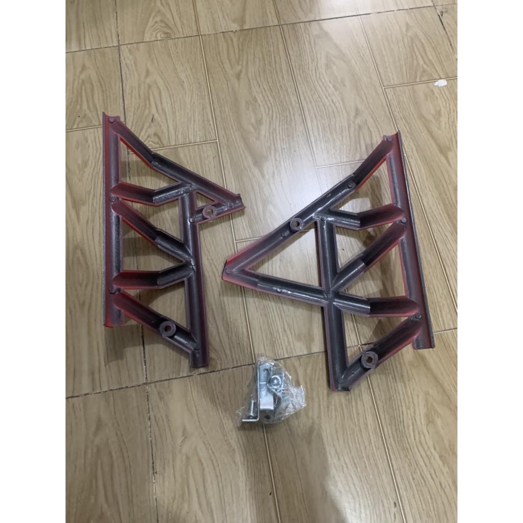 Ốp sườn xe winner v1 kiểu ducati màu đỏ chất liệu nhựa
