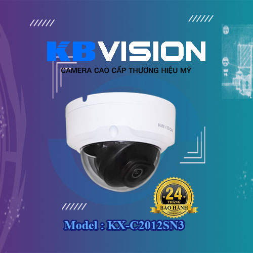 Camera IP Dome hồng ngoại 2.0 Megapixel KBVISION KX-C2012SN3 - Hàng Chính Hãng