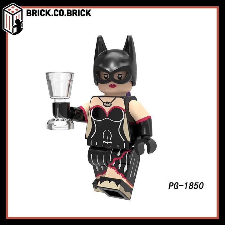 Đồ Chơi Mô Hình Lắp Ráp Siêu Anh Hùng DC Classic Electro minifig Siêu nhân Cat woman PG8210 - PG-1853