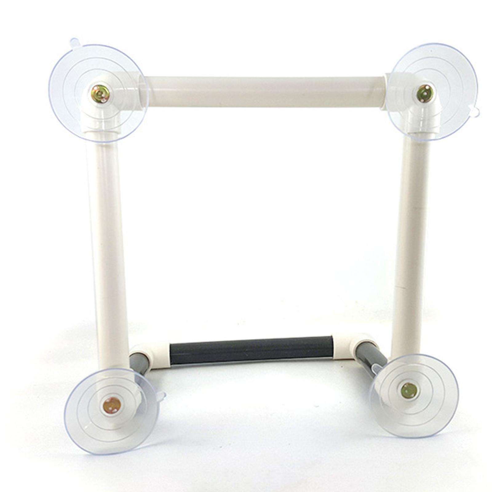 Bird Perch Stand Parrot Shower Stand Suction Cup Standing Toy Window Play