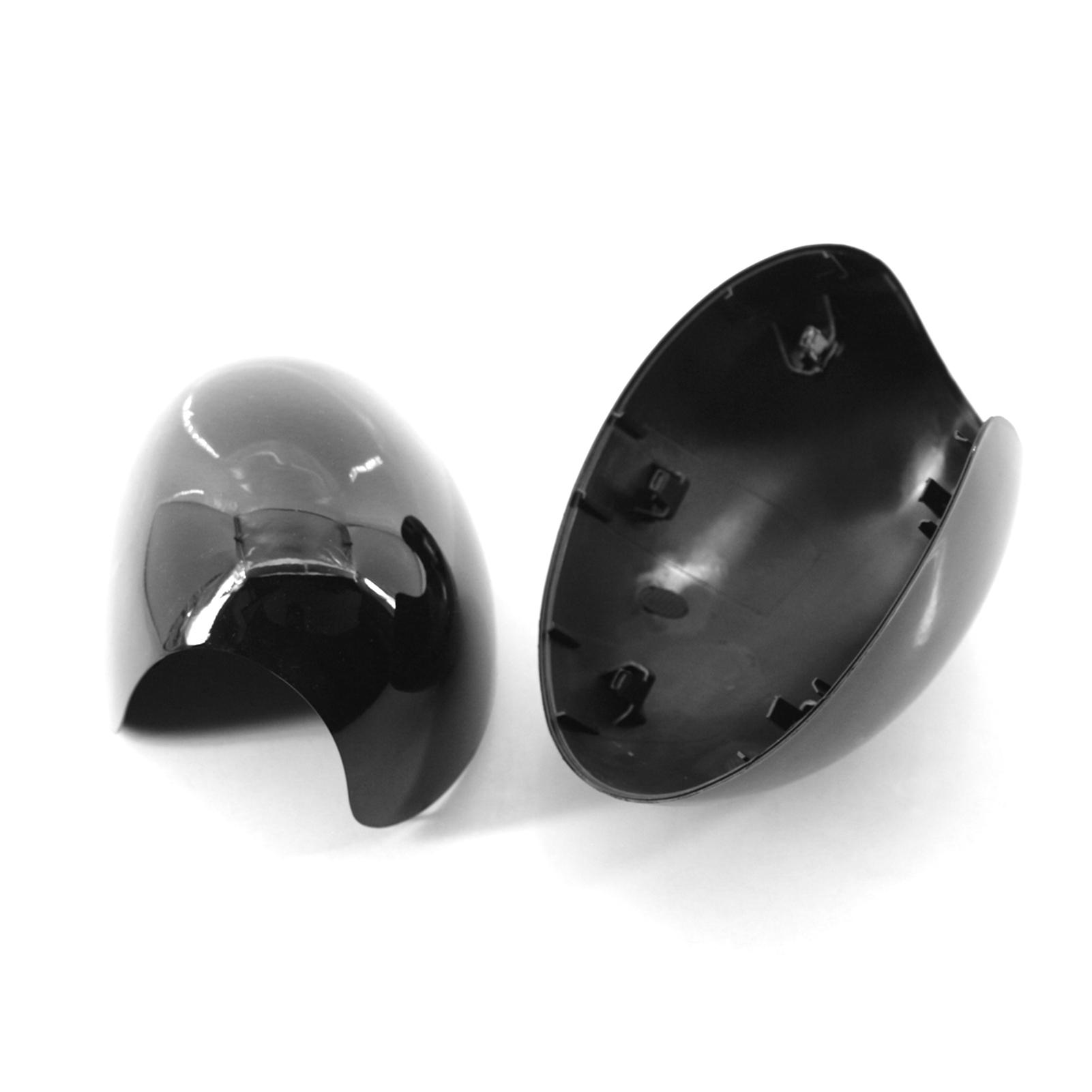 Side Mirror Cover Set L+R Pair Door Wing Mirror Cover Casing Replacement for Mini R55 R56 R57 R58 R59 R61