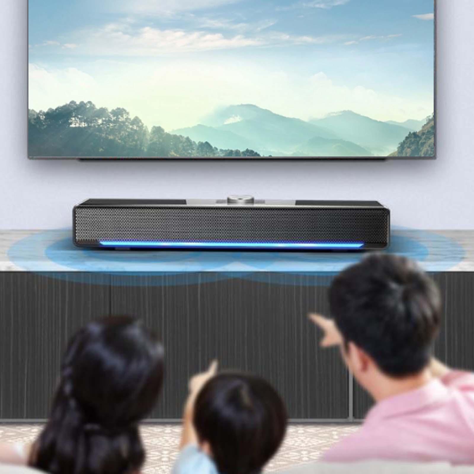Computer Speaker 4D Stereo sound Bar Speakers for Computer Home Theater Desktop Monitor