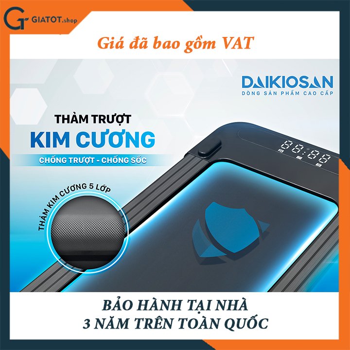 Máy chạy bộ đơn năng chính hãng Daikiosan DVCB-00001