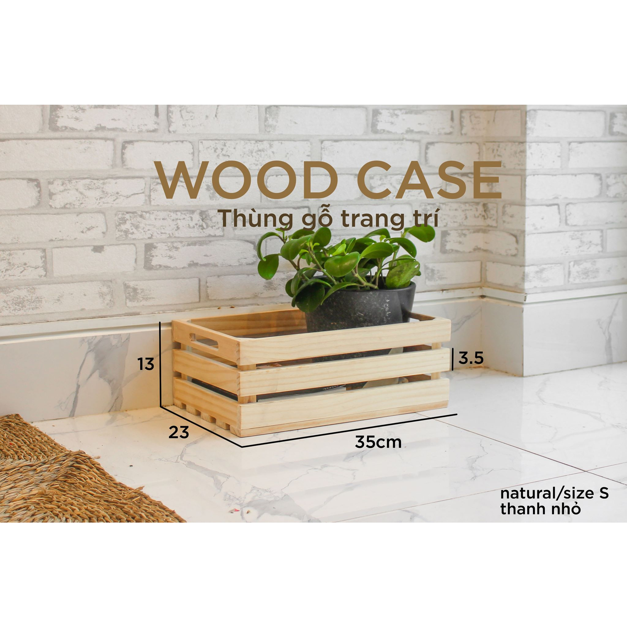 THÙNG GỖ ĐA NĂNG NHIỀU SIZE - WOODCASE