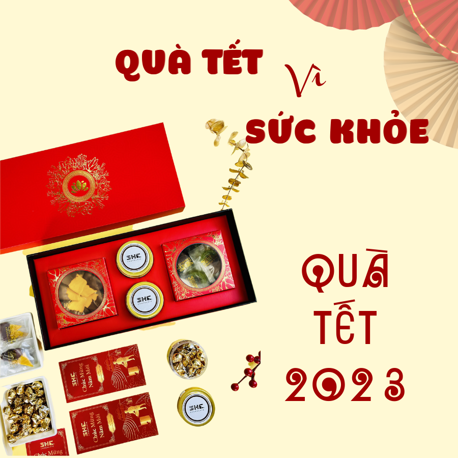 Bộ quà Trăng Cười Đỏ - 2 bánh trung thu socola - SHE Chocolate  - Quà tặng sức khỏe tặng người thân - Trung thu 2023