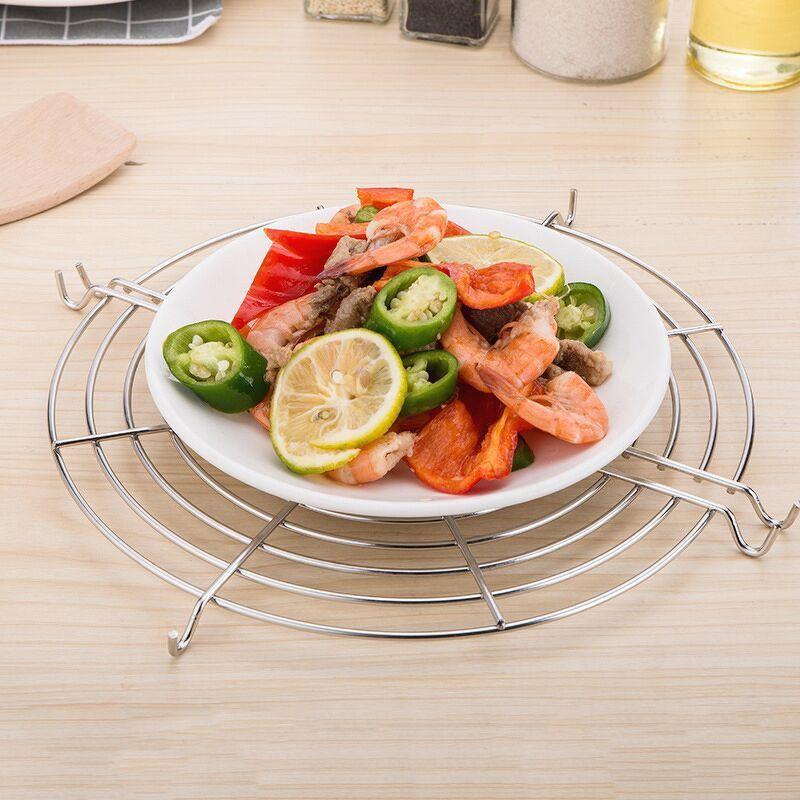 Vỉ Gác Chảo Chiên Đồ Ăn Bằng Inox Thông Minh 28cm