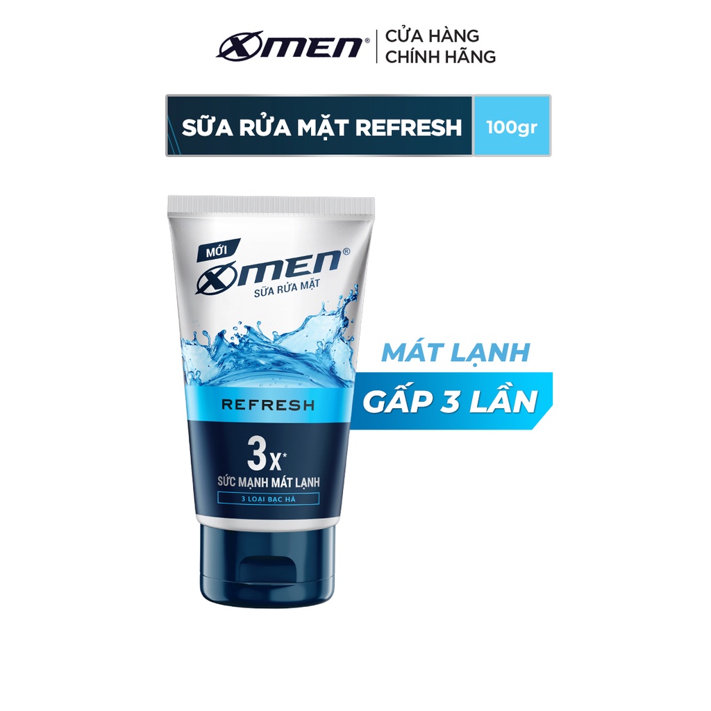 Sữa Rữa Mặt Xmen 100G - Đa Tác Dụng - Refresh