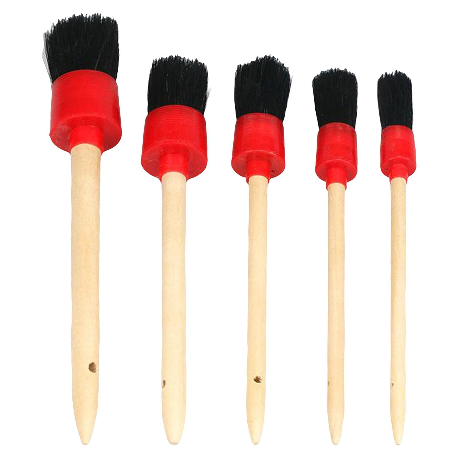 Car Detail Brush Interior Cleaning Kit for Cleaning Wheels Trim Engine