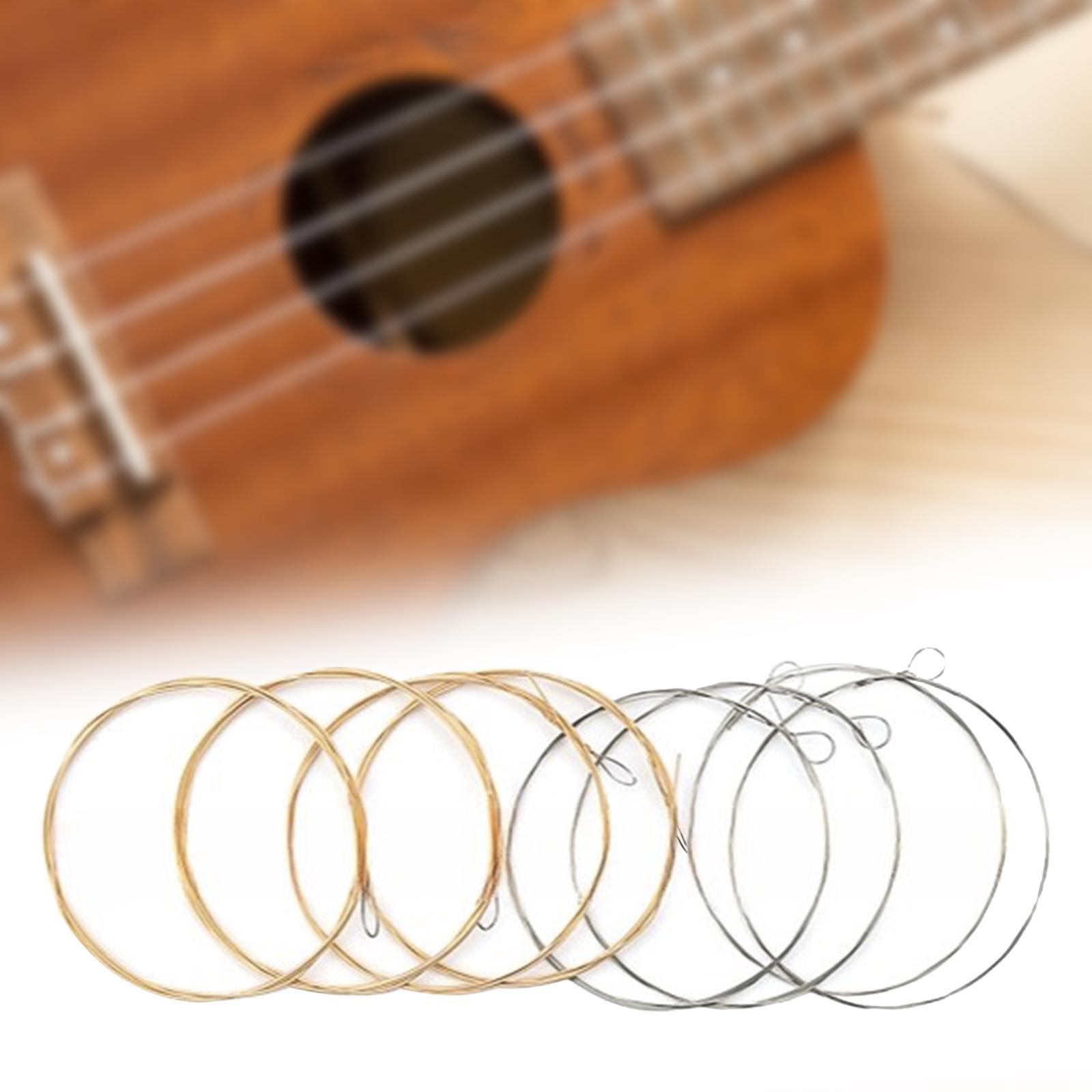 8 Pieces Mandolin Strings Set D-4TH Direct Replaces Mandolin Parts Replacement Easy Installation